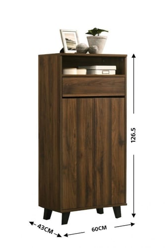 دولاب احذيه برفوف بني ماليزي