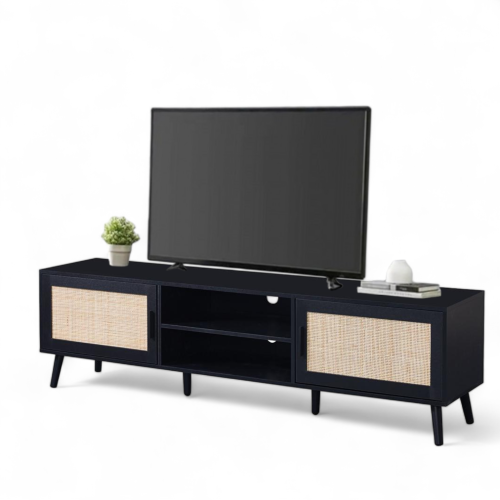 طاوله تلفاز اسود مقاسات متعدده