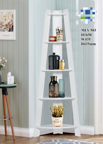 وحدة ارفف زاوية ابيض