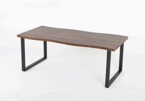 طاولة وسط خشب 120سم بني