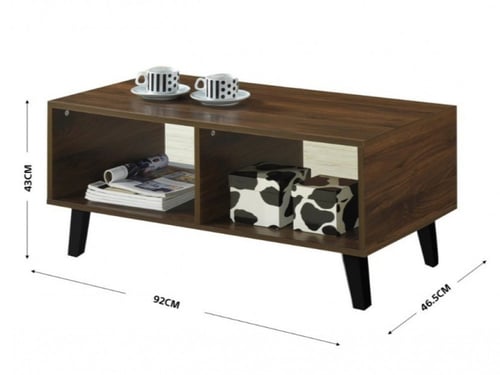 طاولة وسط بني ماليزي