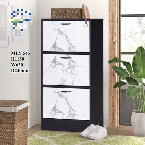 خزانة احذية ثلاث ابواب خشب رخام 3 درف