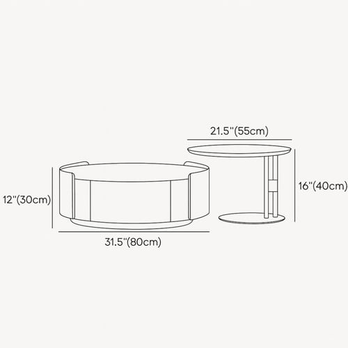 طقم طاوله قهوه فخمه دائرية