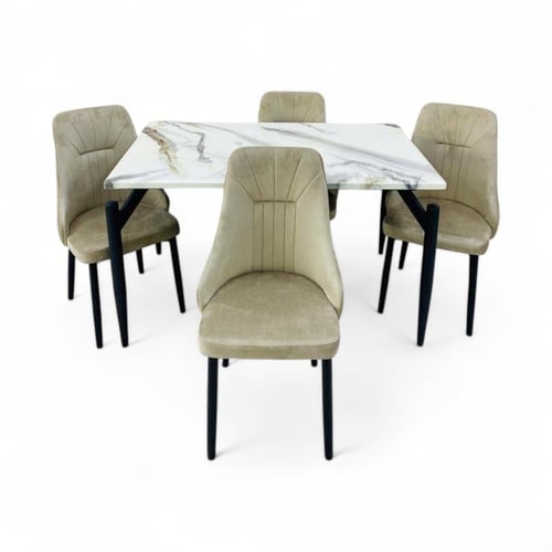 طقم طاوله طعام رخام 4 كراسي