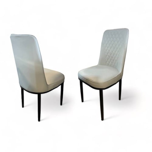 طقم طاولة طعام 8 كراسي رمادي