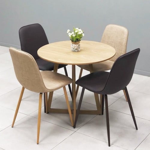 طقم طاولة طعام مع اربع كراسي