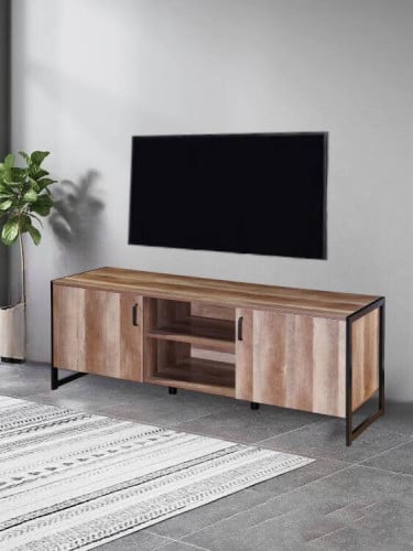 طاوله تلفاز مودرن لون بني