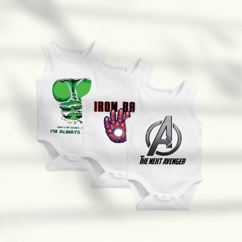 12-month clothing set - Avengers baby