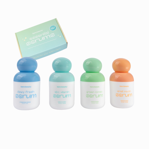 مجموعة سيرومات أساسية (مجموعة من 4 قطع) - سيروم دي...