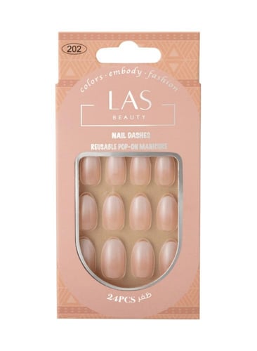 اظافر تركيبة لاصقة من لاس بيوتي