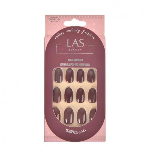 اظافر تركيبة لاصقة من لاس بيوتي