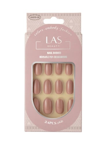 اظافر تركيبة لاصقة من لاس بيوتي