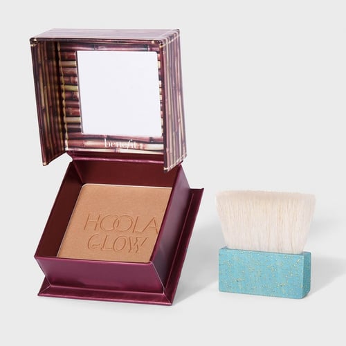 برونز لامع بودرة مضغوطة هولا غلو - بنفت