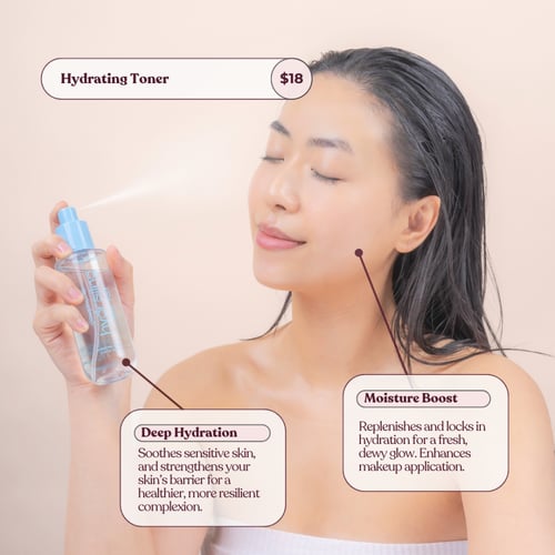 تونر ديوفوريا المرطب لنظارة كارا بيوتي