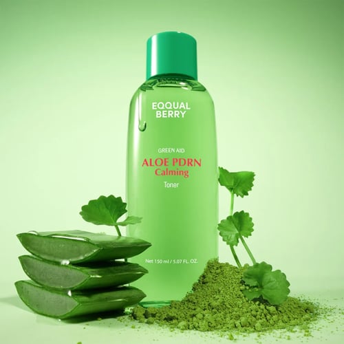 تونر إيكوال بيري جرين إيد بالألوفيرا وPDRN لتهدئة...