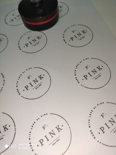 ختم التحبير الذاتي بيضاوي