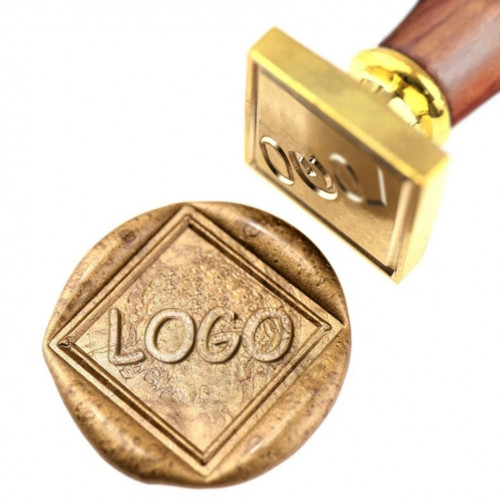 ختم الشمع والشوكولاته مربع 3سم