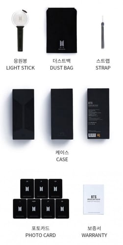 Light stick BTS V4 الأصلي يعمل ع البلوتوث