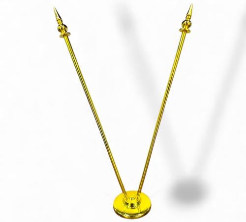 سارية علم مكتبى مزدوجة