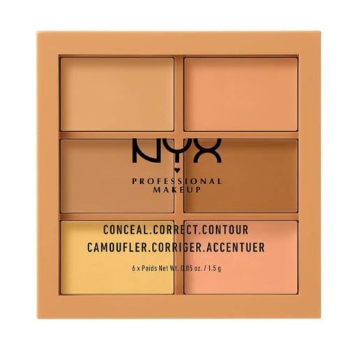 باليت كونسيلر ومصحح وكونتور 02 6 الوان من نيكس