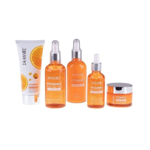مجموعة العناية بالبشرة بخلاصة فيتامين C لمكافحة ال...