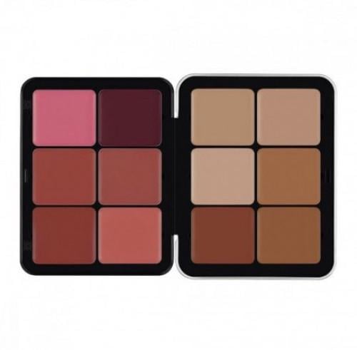 مجموعة الوجه HD احمر الخدود والشفايف والاساسات وال...