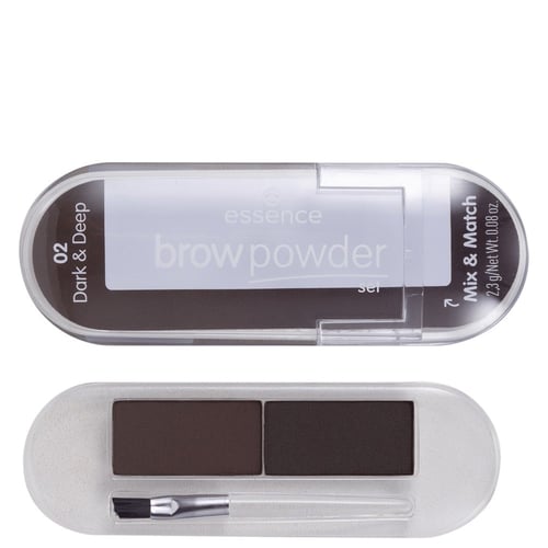 باليت بودر للحواجب لونين 02 دارك ديب - 2.3جرام