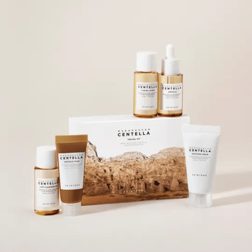 مجموعة السفر بخلاصة السينتيلا من سكين