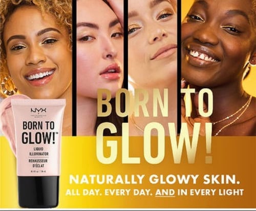 اضاءه سائله بورن تو غلو غليم من نيكس NYX BORN TO G...