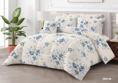 Diana duvet set - soft floral print | 6 pieces