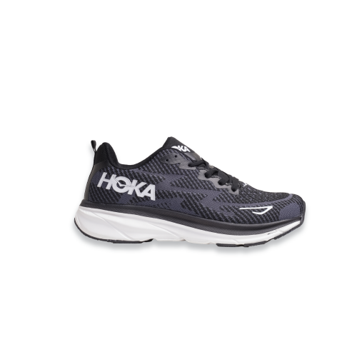 HOKA black white