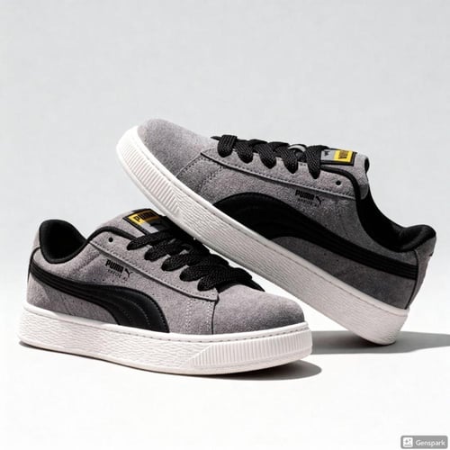 PUMA SUEDE XL GRAY-BLACK