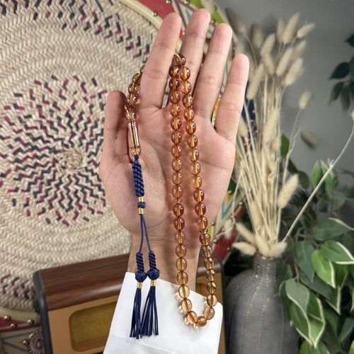 سبحة زعفرانية كركوشة Z010