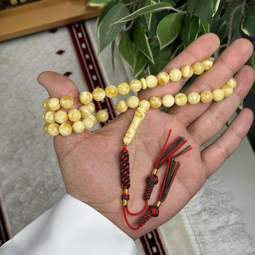 سبحة كهرمان طبيعي K003