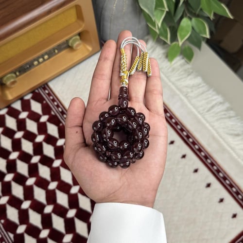 سبحة زعفرانية كركوشة Z018