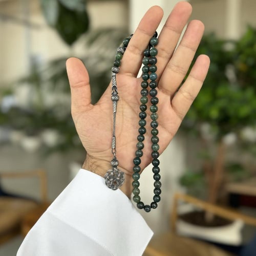 سبحة حجر طبيعي S006