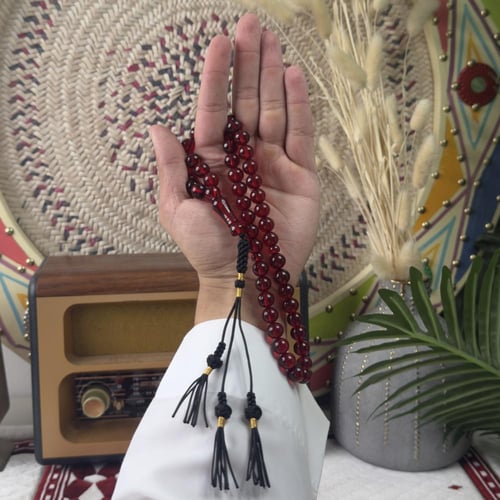 سبحة زعفرانية كركوشة Z048