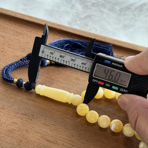 سبحة كهرمان اصفر