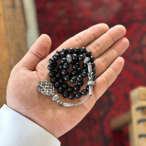 سبحة حجر طبيعي S002