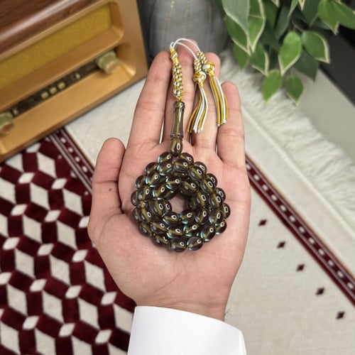 سبحة زعفرانية كركوشة Z012