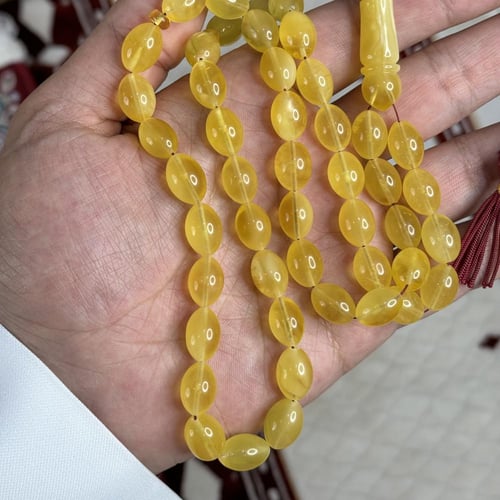 سبحة كهرمان طبيعي K001