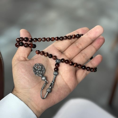 سبحة حجر طبيعي S008