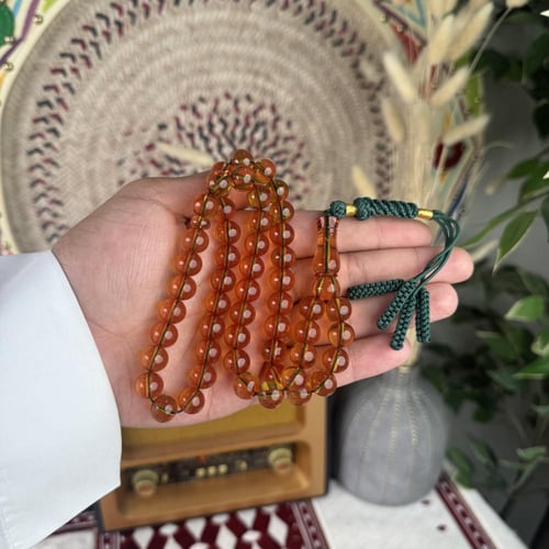 سبحة زعفرانية كركوشة Z056