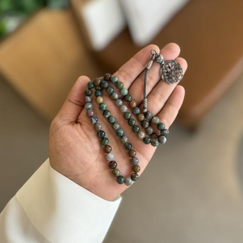 سبحة حجر طبيعي ST03