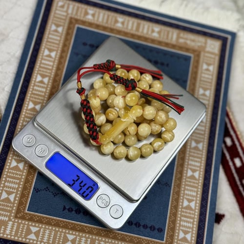 سبحة كهرمان طبيعي K003