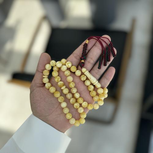 سبحة كهرمان طبيعي