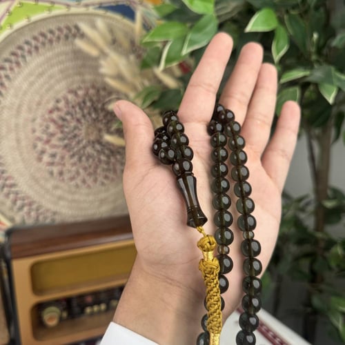 سبحة زعفرانية كركوشة Z055