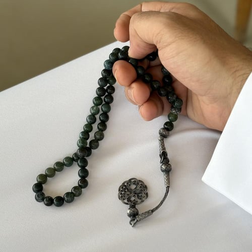 سبحة حجر طبيعي S006