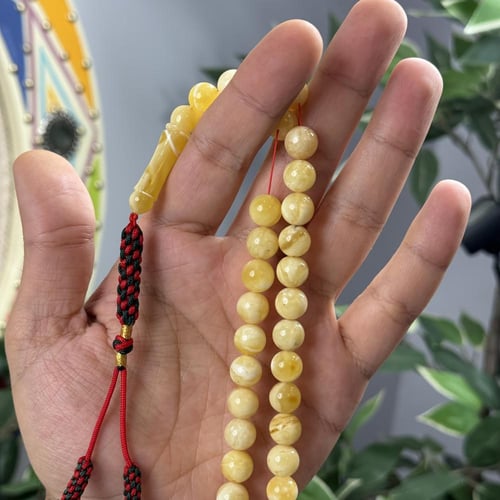 سبحة كهرمان طبيعي K003