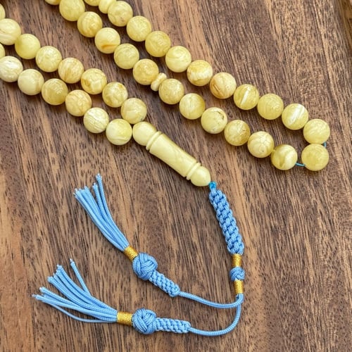 سبحة كهرمان طبيعي